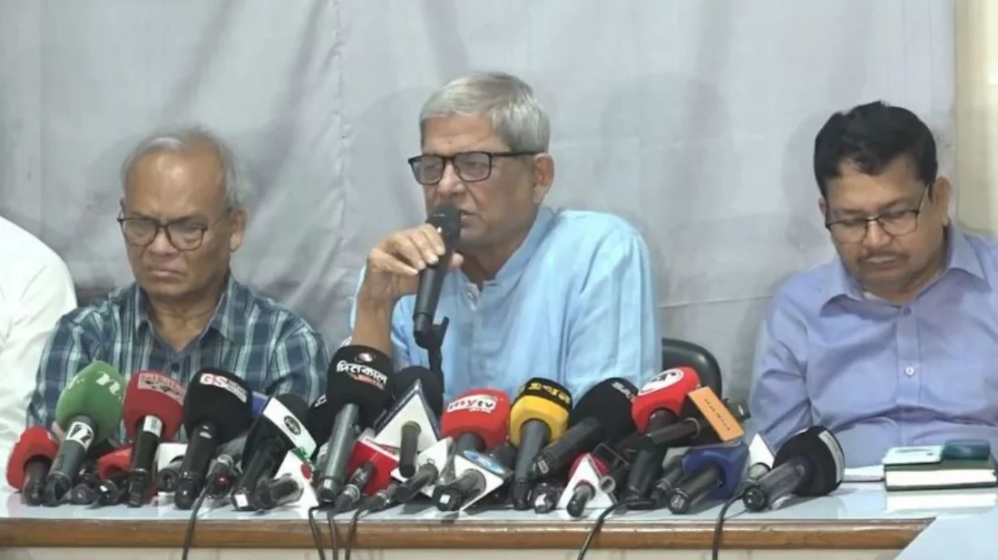 জামায়াত আমির কখনও সুস্থ চিন্তা করতে পারে না: মির্জা ফখরুল